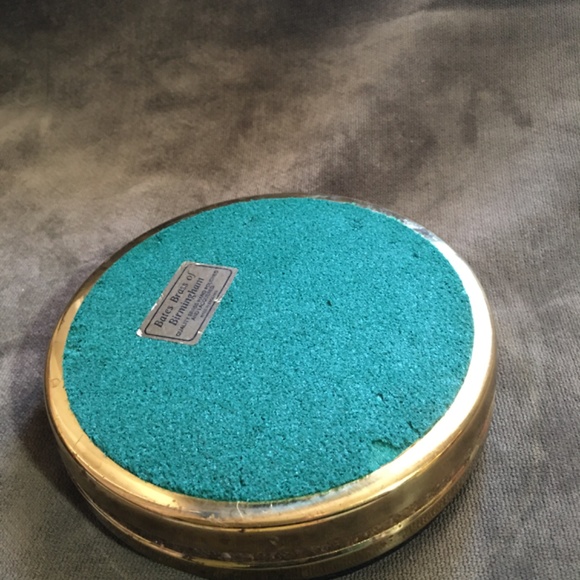 Cristal and brass ashtray - Picture 4 of 5